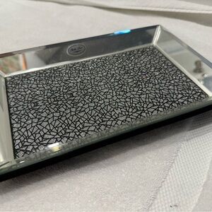 Black and Silver Decorative Tray